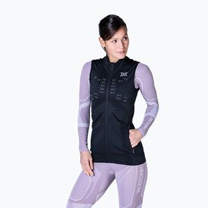Női mellény X-Bionic Energy Accumulator Light Full Zip black/light grey (Energy Accumulator Light Full Zip EAWVS2W24W) kép