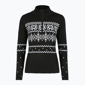 Női thermo pulóver Newland Groenlandia Half Zip black/white (Groenlandia Half Zip N4-6554-108) kép