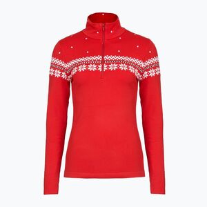 Női thermo pulóver Newland Hilde Half Zip red/white (Hilde Half Zip N4-6563-116) kép