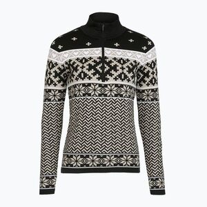 Női thermo pulóver Newland Kristel Half Zip black/stone (Kristel Half Zip N4-6584-102) kép
