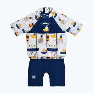 Gyerek overall úszástanuláshoz Splash About Sleeved Floatsuit tug boats (Sleeved Floatsuit SLFSTB1) kép