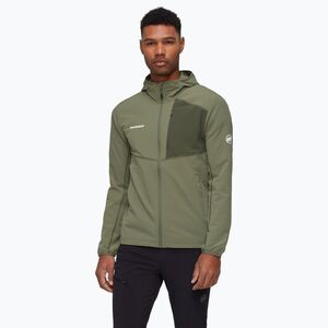 Férfi trekking pulóver Mammut Madris Light ML Hooded zöld (Madris Light ML Hooded 1014-03842-40285-113) kép