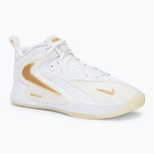 Röplabda cipő Nike React Hyperset 2 white/white/metallic gold (React Hyperset 2 FQ7070-104) kép
