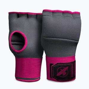 Belső kesztyű Hayabusa Quick Gel Hand Wraps grey/pink (Quick Gel Hand Wraps QHW-GYPK) kép