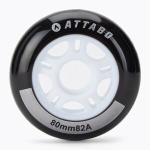 Görkorcsolya kerék ATTABO Wheels 80 mm 4 db fekete (Wheels ATB-WH-80-01BLK) kép