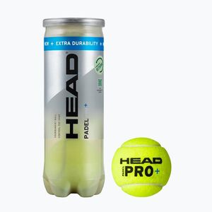 HEAD Padel Pro+ padel labdák 3 db. sárga (Padel Pro+ 3B 540203) kép