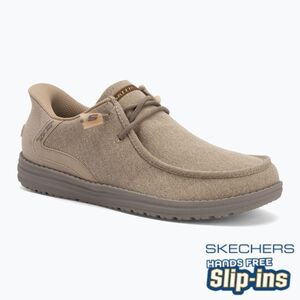 Buty męskie SKECHERS Melson Coronado taupe (Melson Coronado 210959 TPE) kép