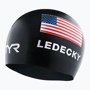 TYR Ledecky szilikon úszósapka fekete (Ledecky Silicone LCSLED_001) kép