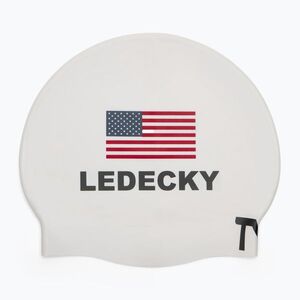 TYR Ledecky szilikon úszósapka fehér (Ledecky Silicone LCSLED_100) kép