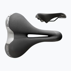 Kerékpár nyereg Selle Italia Sportouring T 3 Flow, Fec Alloy Rail, Soft-Tek, Light Gel fekete (Sportouring T 3 Flow SIT-003L701MEC001) kép