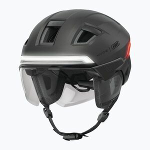 ABUS Hyp-e Ace vulkán titán kerékpáros sisak irányjelzőkkel (Hyp-e Ace 40426) kép