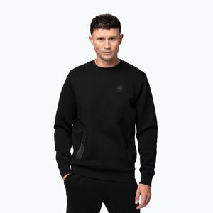 Férfi Pitbull Dogwood Crewneck pulóver fekete (Dogwood Crewneck Sweatshirt 115040900003) kép
