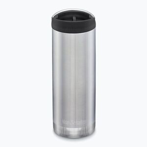 Klean Kanteen TKWide Cafe Cap 473 ml-es, szálcsiszolt rozsdamentes acél termo bögre (TKWide Cafe Cap 1008312) kép