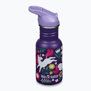 Klean Kanteen Flip Seal Sport Cap Straw 355 ml ugráló egyszarvú gyermek utazási palack (Flip Seal Sport Cap Straw 1011206) kép