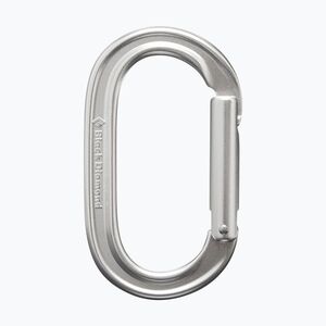 Fekete Dimaond Oval Keylock karabiner polírozva (Oval Keylock BD210163) kép