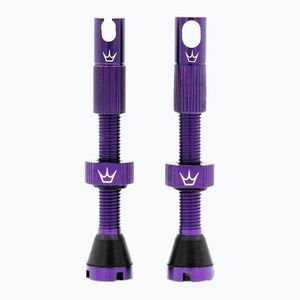 Peaty's X Chris King MK2 Presta tömlő nélküli szelepek 42 mm-es lila szettje (X Chris King MK2 Tubeless Valves PTV2-42-VLT-12) kép