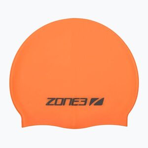 ZONE3 szilikon úszósapka hi-vis narancssárga színben (Silicone Swim SA24SCAP113) kép