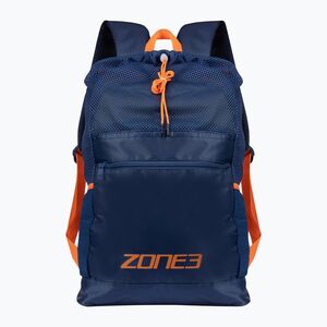 ZONE3 Nagy hálós edzőhátizsák navy/narancs színben (Large Mesh Training Bag SA25LMTB103) kép