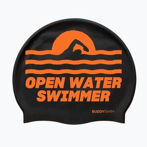 BuddySwim OWS szilikon úszósapka fekete / narancssárga (OWS Silicone 25087847) kép