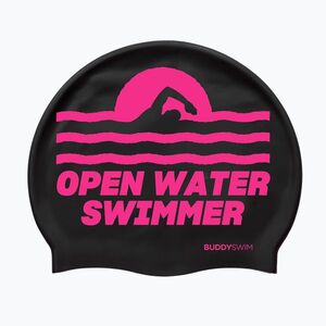 BuddySwim OWS szilikon úszósapka fekete / rózsaszín (OWS Silicone 25087848) kép