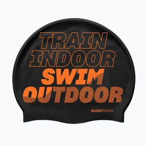 BuddySwim TSO szilikon úszósapka fekete / narancssárga (TSO Silicone 25087867) kép