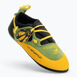 La Sportiva Stickit lime/ sárga gyermek mászócipő (Stickit ZFCS096100999) kép