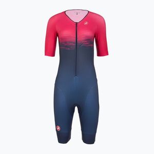 Női kerékpáros öltöny Castelli Core Tri W belga kék/világos rózsa (Castelli Core Tri 8625092) kép