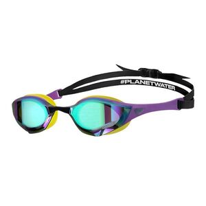 Arena Cobra Edge úszószemüveg Swipe Mirror smaragd/szilva/ciber lime (Cobra Edge Swipe Mirror 006870/170) kép