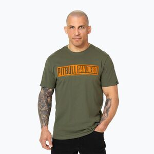 Pitbull Eighty Nine Dog férfi póló sötét olívazöld (Eighty Nine Dog 213008370001) kép