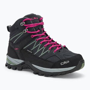 Női túrabakancs CMP Rigel Mid Wp antracit/ásvány zöld (Rigel Mid Wp 3Q12946/74US) kép