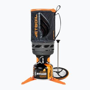 Turista tűzhely Jetboil New Flash Java Personal Cooking Sysytem + kávéprés Szilikon topo (New Flash Java Personal Cooking Sysytem + Coffee Press Silicone FLJVT3) kép