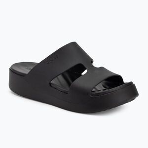 Női Crocs Gateway Platform H-Strap flip-flopok fekete (Gateway Platform H-Strap 209409-001) kép