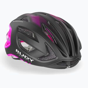 Rudy Project Egos fekete/rózsaszín fluo matt kerékpáros sisak (Egos HL780142) kép