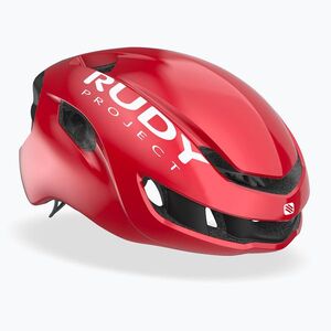 Rudy Project Nytron piros üstökös fényes kerékpáros sisak (Nytron HL770111) kép