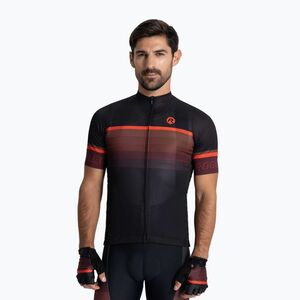 Rogelli Hero II férfi kerékpáros mez piros / bordeaux / fekete (Hero II ROG352177) kép