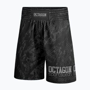 Octagon Geo Grunge fekete férfi boxeralsó (Geo Grunge 10099-SB) kép