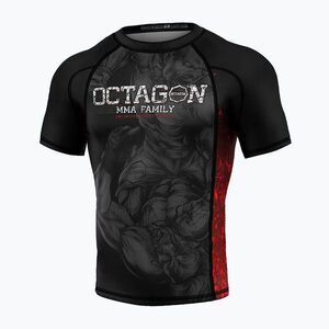 Férfi Octagon Premium MMA Family fekete/többszínű mellényvédő (Premium MMA Family 10071-R) kép
