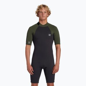 Férfi Billabong 2mm Foil Back Zip Spring moss úszószivacs (2 mm Foil Back Zip Spring ABYW500122-MOS) kép