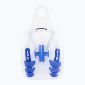 Cressi Aqua Kit füldugó + orrcsipesz kék (Aqua Kit Ear Plugs + Nose Clip DF204020) kép