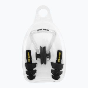 Cressi Aqua Kit füldugó + orrcsipesz fekete (Aqua Kit Ear Plugs + Nose Clip DF204050) kép