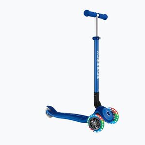 Globber Primo Összecsukható Plus Lights sötétkék gyermek háromkerekű robogó (Primo Foldable Plus Lights 439-100) kép