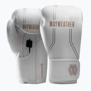 Hayabusa Mayweather Contender fehér/arany bokszkesztyű (Mayweather Contender MWCTDBG-WHGD-10) kép