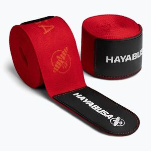 Hayabusa Deluxe Jacquard boksz kézi csomagolások 450 cm piros (Deluxe Jacquard Handwraps PJHW-RD) kép