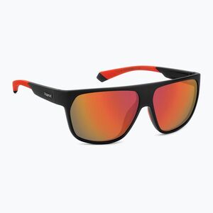 Polaroid férfi napszemüveg PLD 7053/S matt fekete piros/piros többrétegű polarizált polarizált (PLD 7053/S 207370BLX60OZ) kép