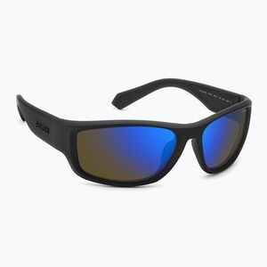 Polaroid PLD 2166/S matt fekete kék/kék tükör polarizált férfi napszemüveg (PLD 2166/S 2078580VK625X) kép