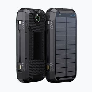 PowerNeed S20000Q napelemes powerbank 1.5W fekete (S20000Q) kép