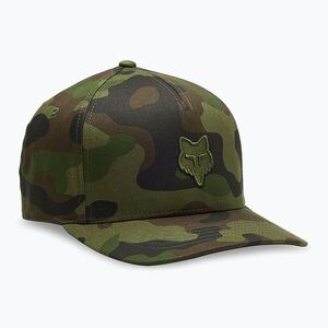 Fox Racing Fox Head Flexfit zöld terepmintás baseball sapka (Fox Head Flexfit 31622_031) kép