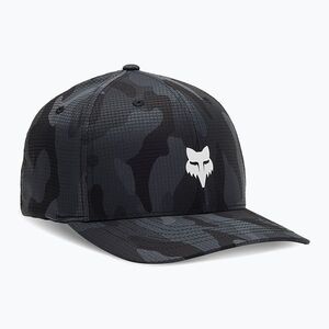 Férfi Fox Racing Fox Head Camo Tech Flexfit fekete terepmintás baseball sapka (Fox Head Camo Tech Flexfit 31623_247) kép