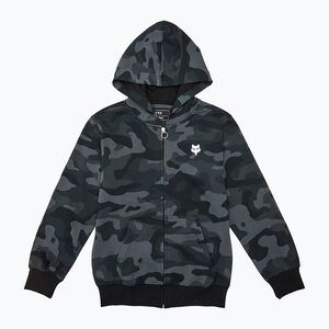 Gyerek pulóver Fox Racing Fox Head Camo Full Zip Jr fekete színkavalkád (Fox Head Camo Full Zip Jr 31797_247) kép
