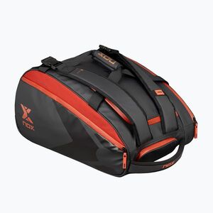 NOX Luxury Open Series padel táska 60 l fekete/piros (Luxury Open Series Padelbag BPOPENBLBR) kép